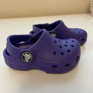 Rare purple infant CROCS